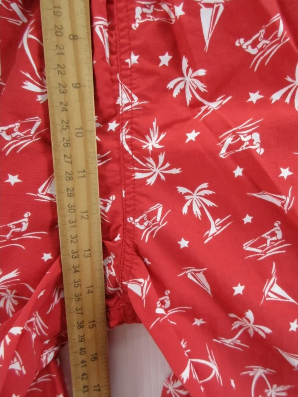 Polo Ralph Lauren Swim Trunks XXL Tall Native Palm Tree Sailboat AOP